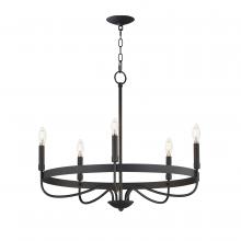  14495BK - Frankie-Single-Tier Chandelier