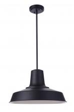 Craftmade ZA5711-MN - Briscoe 1 Light 18" Outdoor Pendant in Midnight