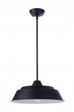 Craftmade ZA5511-MN - Landmark 1 Light 12" Outdoor Pendant in Midnight