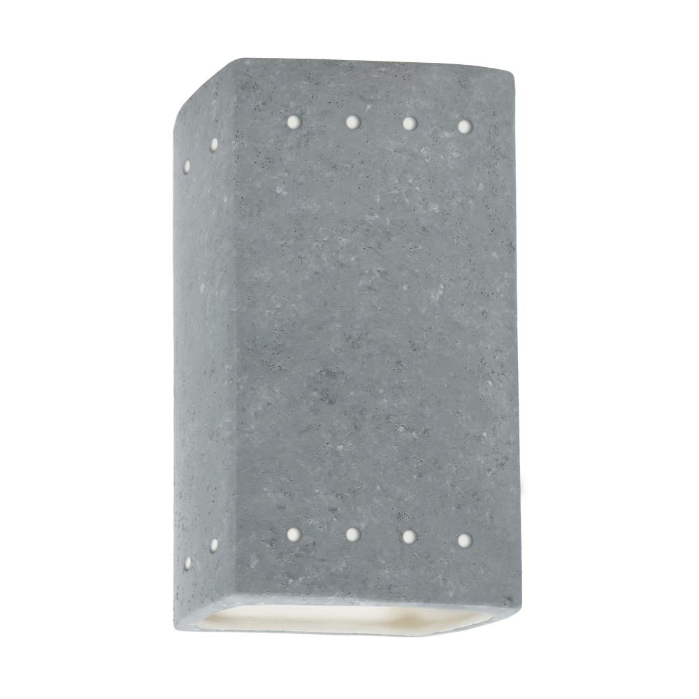 Small LED Rectangle w/ Perfs - Closed Top (Outdoor)