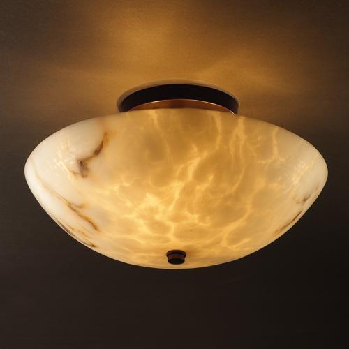 14" LED Semi-Flush Bowl