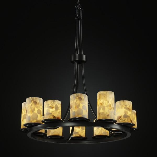 Dakota 12-Light Ring Chandelier (Tall)