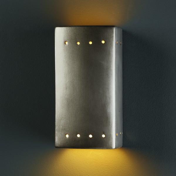 Small ADA LED Rectangle w/ Perfs - Open Top & Bottom