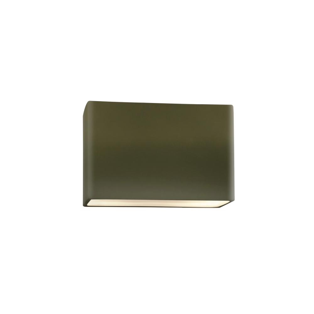 Small ADA Rectangle (Outdoor) Wall Sconce - Closed Top