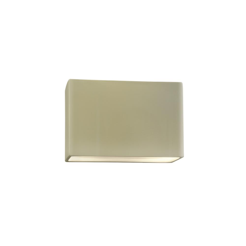 Small ADA Rectangle (Outdoor) Wall Sconce - Closed Top