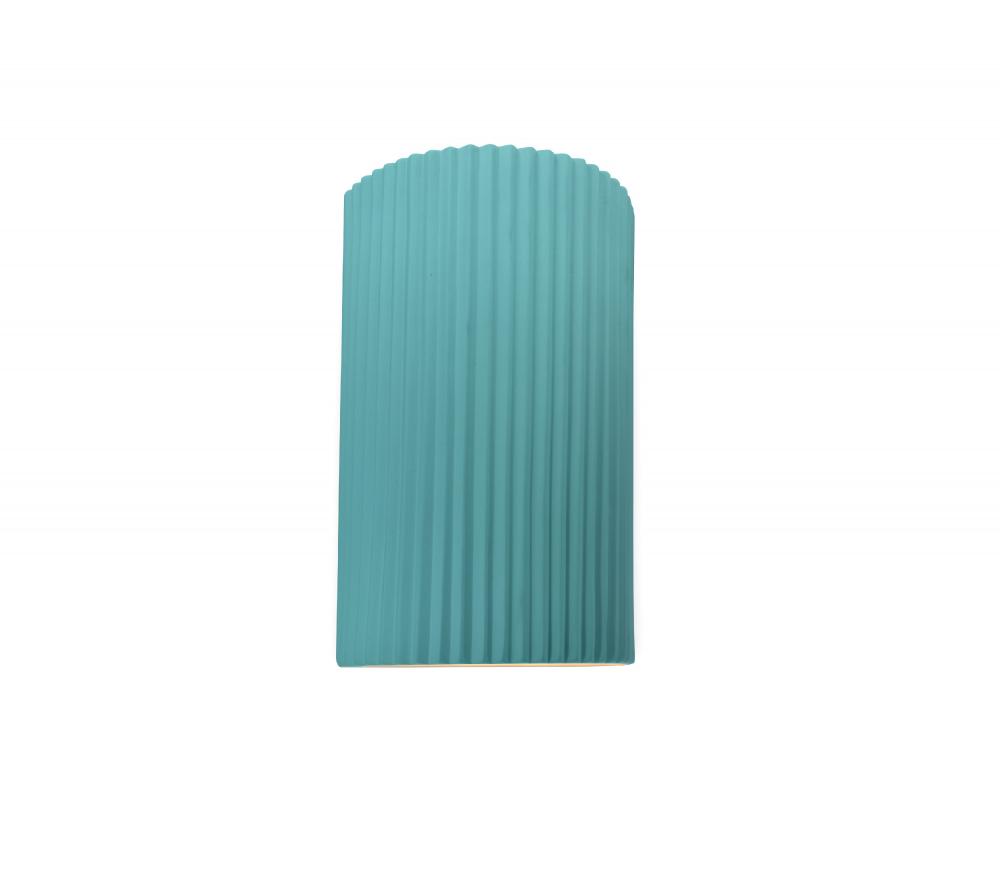 Small ADA LED Pleated Cylinder (Outdoor)