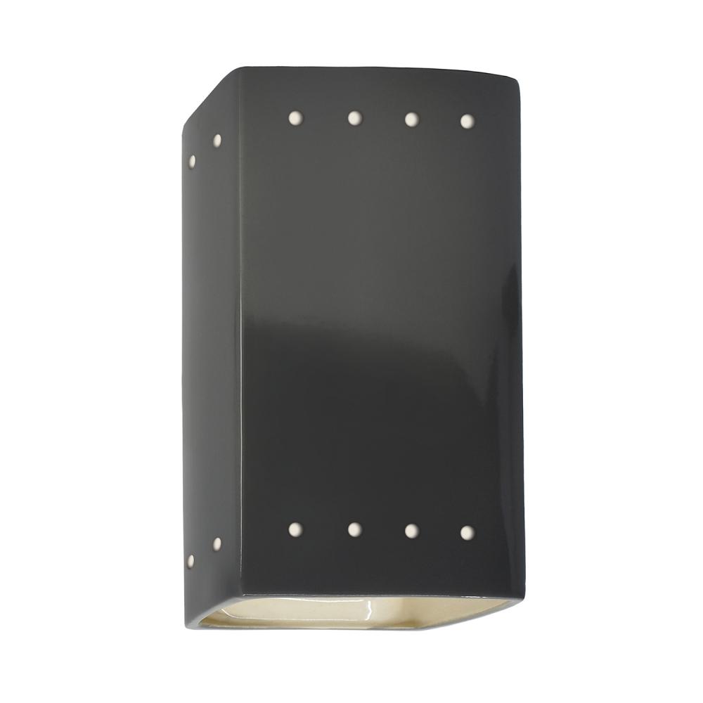 Small LED Rectangle w/ Perfs - Open Top & Bottom