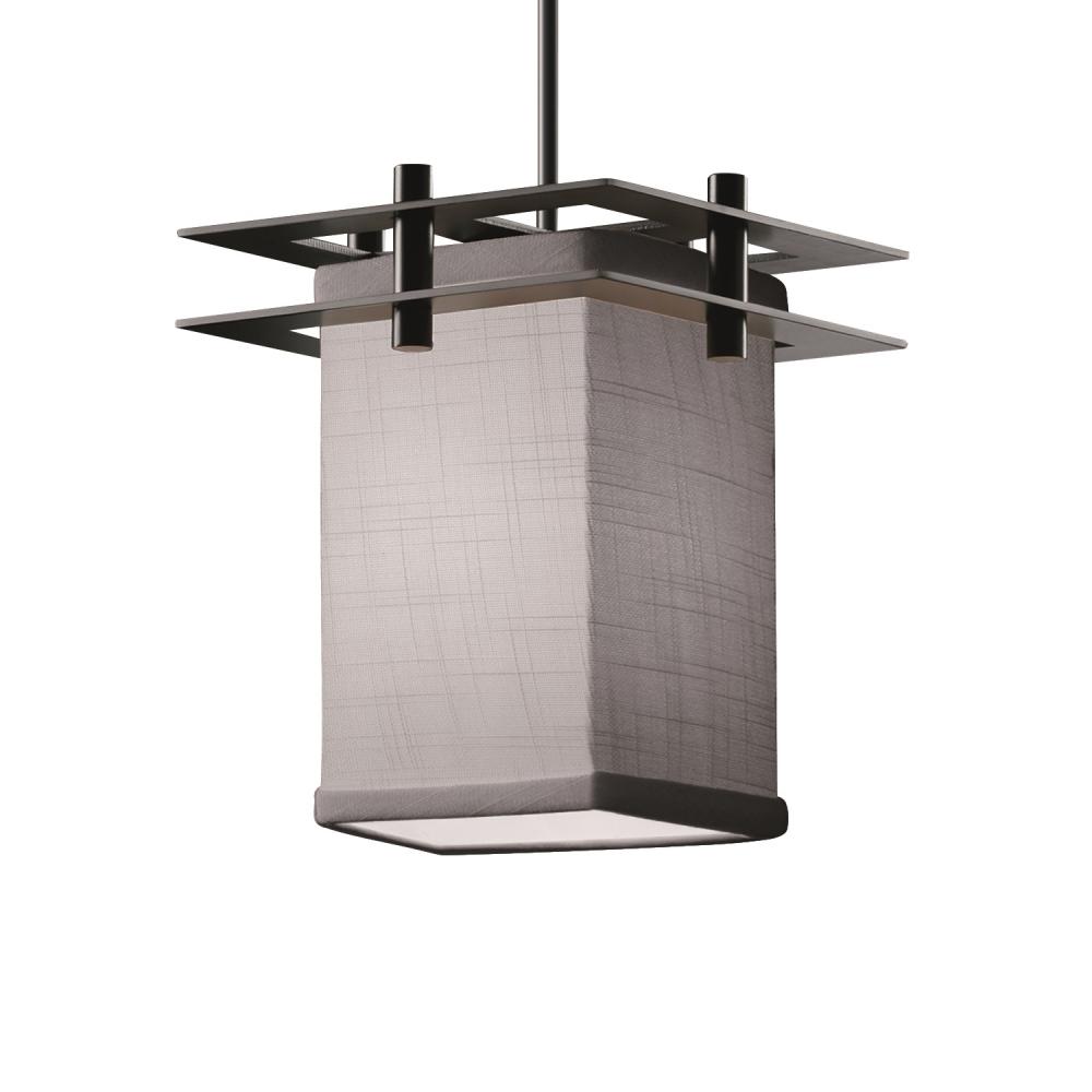 Metropolis 1-Light Small LED Pendant (2 Flat Bars)