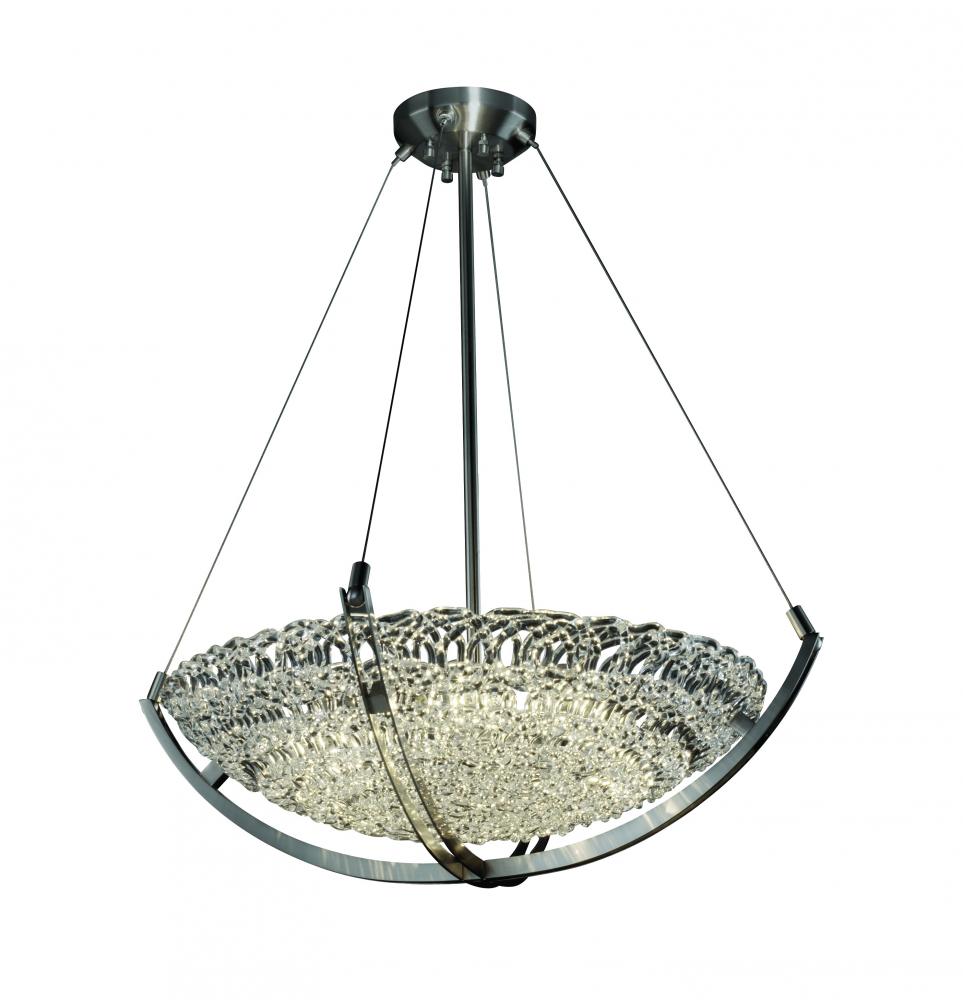 24" LED Pendant Bowl w/ Crossbar