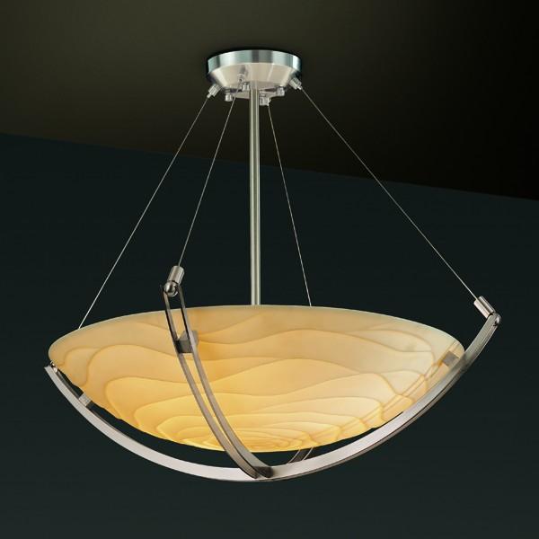 18" LED Pendant Bowl w/ Crossbar