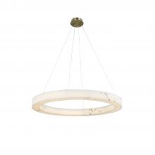 Justice Design Group FAL-8226-BRSS - Medley 42" LED Ring Pendant