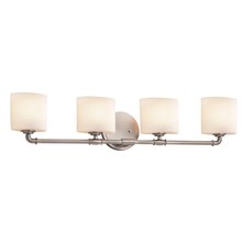  FSN-8464-30-OPAL-NCKL - Bronx 4-Light Bath Bar