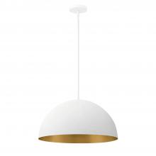 Justice Design Group NSH-9841-MTGD - Elias 18" 3-Light Dome Pendant