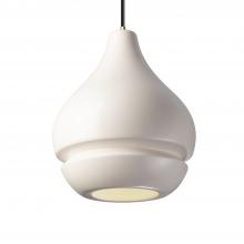 Justice Design Group CER-6400-MAT-ABRS-BKCD-LED1-700 - Arabesque 1-Light LED Pendant