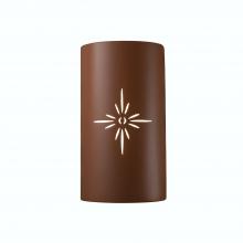  CER-9015W-CLAY - Sun Dagger Large Cylinder - Open Top & Bottom (Outdoor)