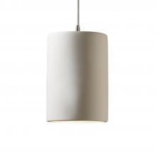 Justice Design Group CER-9620-BIS-NCKL-RIGID-LED1-700 - Small Cylinder LED Pendant