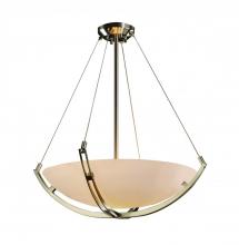  CLD-9722-35-NCKL-LED5-5000 - 24" LED Pendant Bowl w/ Crossbar