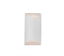 Justice Design Group CER-5750-WTWT-LED1-1000 - Small ADA LED Tapered Cylinder Wall Sconce