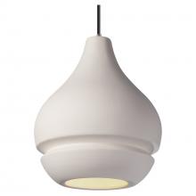 Justice Design Group CER-6400-BIS-NCKL-BKCD-LED1-700 - Arabesque 1-Light LED Pendant