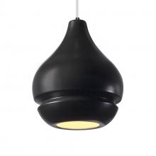 Justice Design Group CER-6400-CRB-DBRZ-WTCD - Arabesque 1-Light Pendant