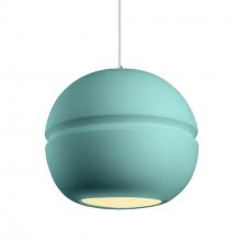 Justice Design Group CER-6415-RFPL-ABRS-WTCD - Large Sphere 1-Light Pendant