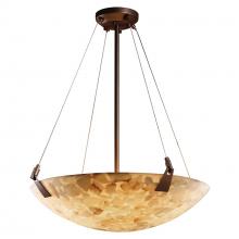 Justice Design Group ALR-9642-35-DBRZ - 24" Pendant Bowl w/ Tapered Clips