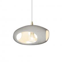 Justice Design Group CER-6440-CONC-ABRS-WTCD - Punch 1-Light Pendant