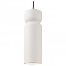 Justice Design Group CER-6510-BIS-ABRS-BKCD-LED1-700 - Tall Hourglass LED Pendant