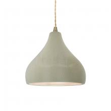 Justice Design Group CER-6560-CKC-ABRS-BEIG-TWST - Small Droplet 1-Light Pendant