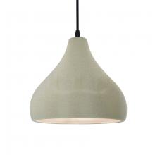 Justice Design Group CER-6563-CKC-MBLK-BKCD - Medium Droplet 1-Light Pendant