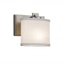 Justice Design Group FAB-8447-30-WHTE-NCKL-LED1-700 - Era ADA 1-Light LED Wall Sconce