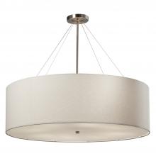 Justice Design Group FAB-9594-WHTE-NCKL-LED8-5600 - Classic 36Ã¢â‚¬Â LED Drum Pendant