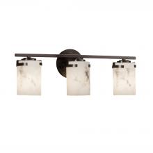 Justice Design Group FAL-8453-10-DBRZ - Atlas 3-Light Bath Bar