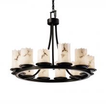  FAL-8768-12-MBLK-LED12-8400 - Dakota 12-Light Ring LED Chandelier (Short)