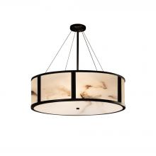 Justice Design Group FAL-9547-MBLK-LED6-6000 - Tribeca 48" LED Drum Pendant