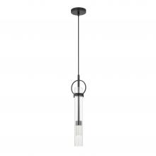  FSN-4121-CLER-MBLK - Chloe LED Tall Pendant