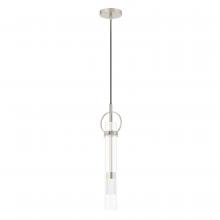  FSN-4121-CLER-NCKL - Chloe LED Tall Pendant