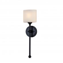  FSN-4331-OPAL-MBLK - Sequoia ADA 1-Light Wall Sconce