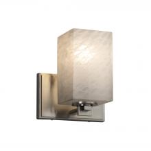 Justice Design Group FSN-8441-15-WEVE-NCKL-LED1-700 - Era 1-Light LED Wall Sconce