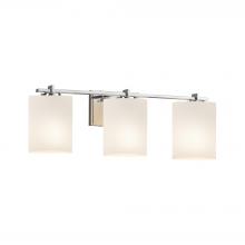 Justice Design Group FSN-8443-10-OPAL-CROM-LED3-2100 - Era 3-Light LED Bath Bar