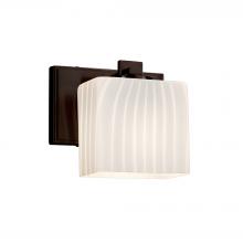 Justice Design Group FSN-8447-55-RBON-DBRZ - Era ADA 1-Light Wall Sconce