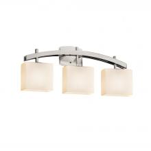 Justice Design Group FSN-8593-55-OPAL-NCKL - Archway 3-Light Bath Bar