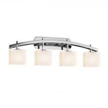 Justice Design Group FSN-8594-55-OPAL-CROM-LED4-2800 - Archway 4-Light LED Bath Bar