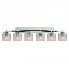 Justice Design Group FSN-8596-30-SEED-NCKL-LED6-4200 - Archway 6-Light LED Bath Bar