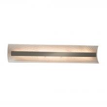 Justice Design Group FSN-8625-WEVE-NCKL - Contour 29" Linear LED Wall/Bath