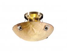  PNA-9650-35-BMBO-NCKL-F4-LED2-2000 - 14" LED Semi-Flush Bowl w/ Finials