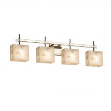 Justice Design Group ALR-8414-55-NCKL - Union 4-Light Bath Bar