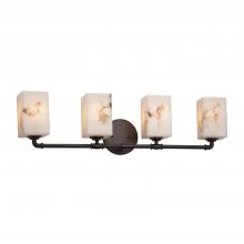 Justice Design Group FAL-8464-15-DBRZ-LED4-2800 - Bronx 4-Light LED Bath Bar