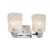 Justice Design Group GLA-8472-26-CLRT-CROM-LED2-1400 - Ardent 2-Light LED Bath Bar