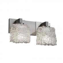 Justice Design Group GLA-8922-30-LACE-CROM - Modular 2-Light Bath Bar